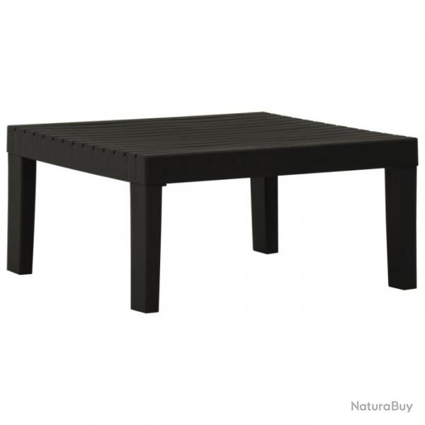 Table de salon de jardin Plastique Gris 315851