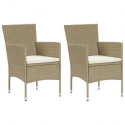 Meuble salle à manger de jardin 3 pcs Beige 3072459