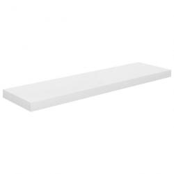 Étagère murale flottante Blanc brillant 90x23,5x3,8 cm MDF 323754