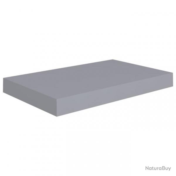 tagre murale flottante Gris 40x23x3,8 cm MDF 323847