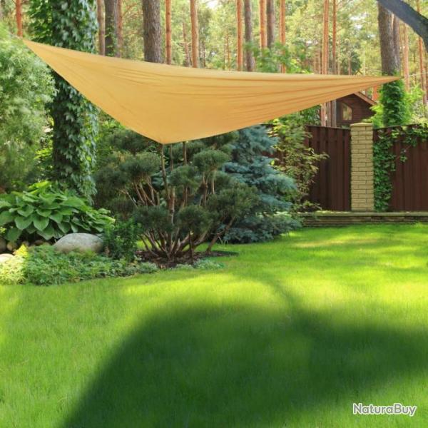 Voile de parasol triangulaire 3 x 3 m Beige 423916