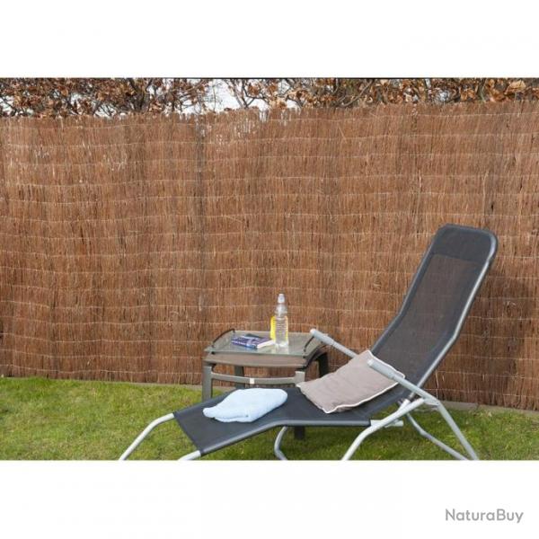 Nature Paravent de jardin Bruyre 1x5 m 1 cm d'paisseur