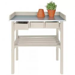 Banc de travail de jardin Blanc CF29W 404624