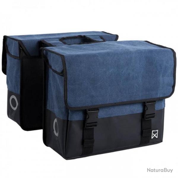 Sacoches de vlo 40 L Noir mat et bleu 421040