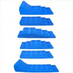 Niveleurs empilables de de caravane Plastique Bleu 424753