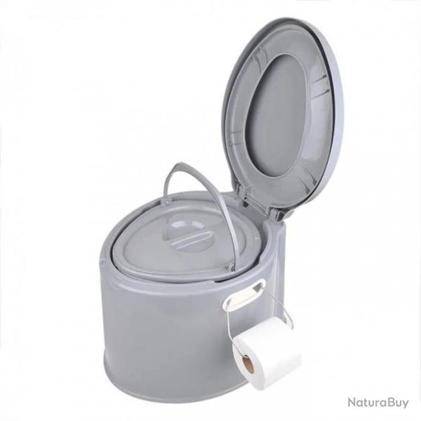 Toilette portable 7 L Gris 424748