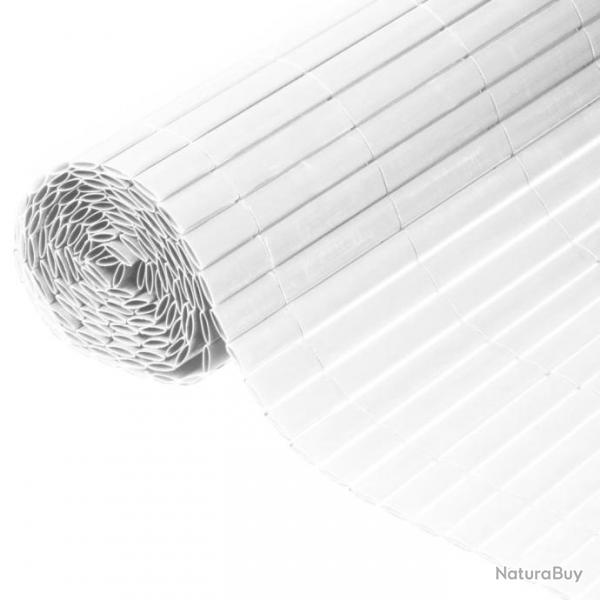 cran de jardin  double face PVC 1,5x3 m Blanc 428518