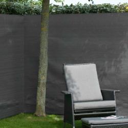 brise-vue voile de jardin PE 1 x 3 m Anthracite 428526