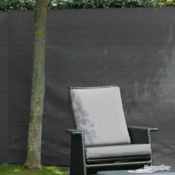 brise-vue voile de jardin PE 1,5 x 5 m Anthracite 428528