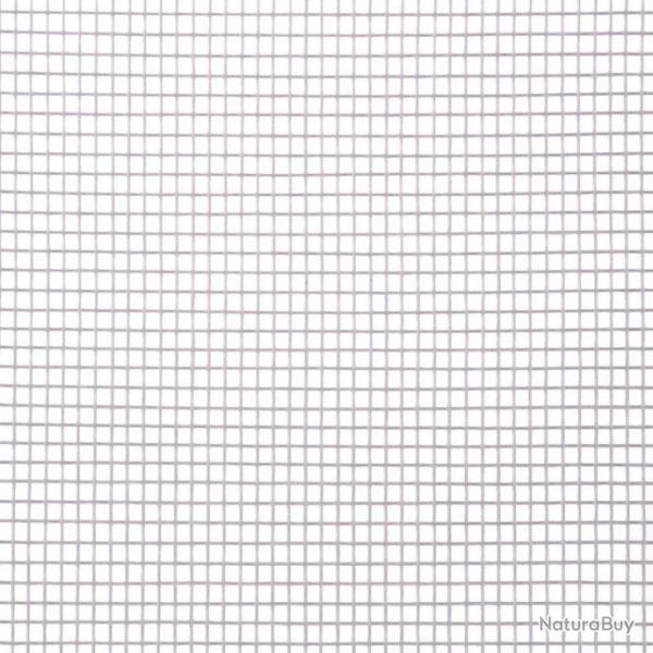 Moustiquaire et crans contre insecte 1x3m Fibre de verre Blanc 428529