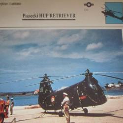 FICHE  AVIATION  TYPE APPAREIL HELICOPTERE  MARITIME / PIASECKI HUP RETRIEVER  USA
