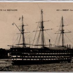 CPA - Marine TOUTE LA BRETAGNE -BREST" Le" Borda "- N°1018