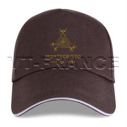 Casquette Cigares MONTECRISTO Habana CUBA, Couleur: Marron