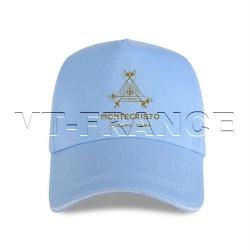 Casquette Cigares MONTECRISTO Habana CUBA, Couleur: Bleu Clair