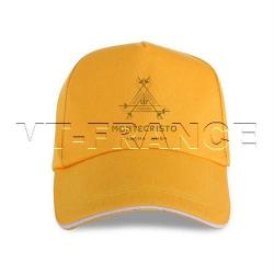 Casquette Cigares MONTECRISTO Habana CUBA, Couleur: Jaune