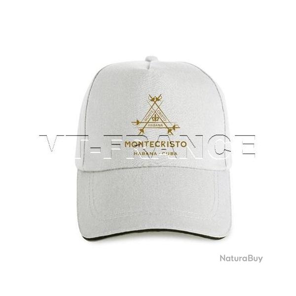 Casquette Cigares MONTECRISTO Habana CUBA, Couleur: Gris