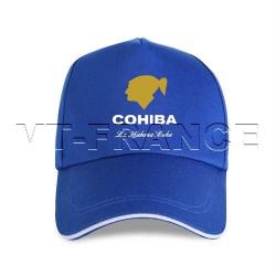 Casquette Cigares COHIBA La Habana CUBA, Couleur: Bleu