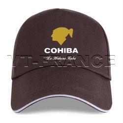 Casquette Cigares COHIBA La Habana CUBA, Couleur: Marron