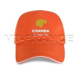 Casquette Cigares COHIBA La Habana CUBA, Couleur: Orange