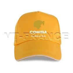 Casquette Cigares COHIBA La Habana CUBA, Couleur: Jaune