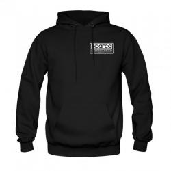 Collection de sweatshirts à capuche Sparco Teamwork 3 designs et coloris au choix Noir rectangulaire