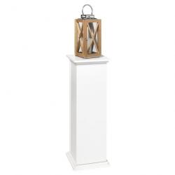 Table d'appoint avec porte 88,5 cm Blanc 428725