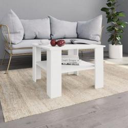 Table basse Blanc 60 x 60 x 42 cm Aggloméré 800207