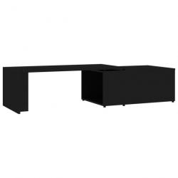 Table basse Noir 150x50x35 cm Aggloméré 801338