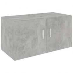 Armoire murale Gris béton 80x39x40 cm Aggloméré 802799