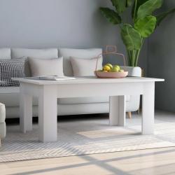 Table basse Blanc 100 x 60 x 42 cm Aggloméré 801179
