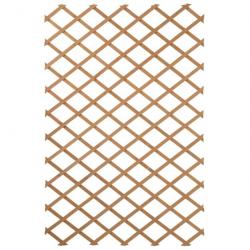 Palissade de jardin 50 x 150 cm Bois Naturel 419736