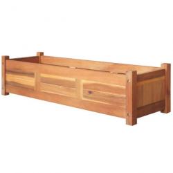 Lits surélevés de jardin 2 pcs Bois d'acacia 100x30x25 cm 3057522