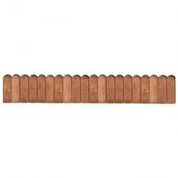 Rouleaux de bordure 2 pcs 120 cm Bois de pin imprégné 3053644