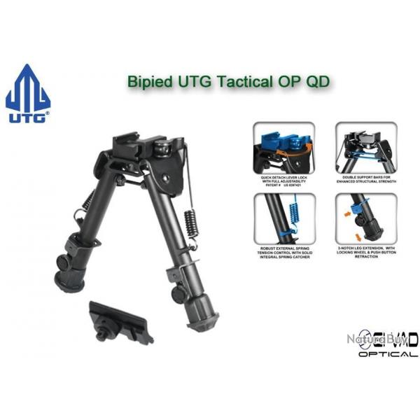 Bipied UTG Tactical QD pour rail picatinny ou grenadire