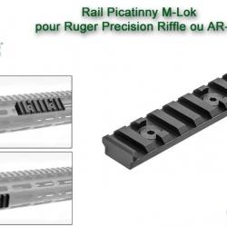 UTG - Rail Picatinny pour garde main M-Lok Black - Ruger Precision Rifle ou AR-15