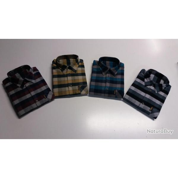 Chemise Grand Panet Hiver ouverte  Gris 39/40