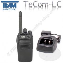 TEAM TeCom-LC Radio portative qualité allemande compacte pour la chasse de type talkie walkie FM VHF