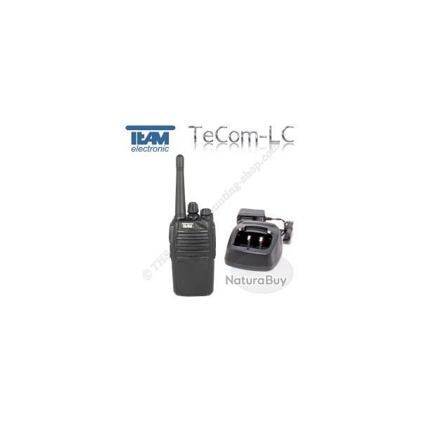 TEAM TeCom-LC Radio portative qualit allemande compacte pour la chasse de type talkie walkie FM VHF