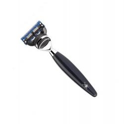 Rasoir Fusion "Kosmo", Manche résine noire [Mühle]