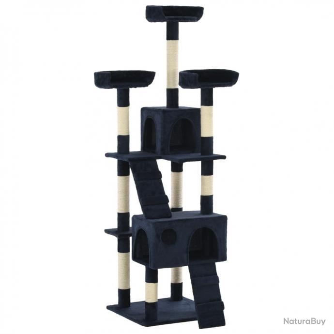 Arbre A Chat Avec Griffoirs En Sisal 170 Cm Bleu Chat Materiel 845 Arbre A Chat Avec Griffoirs En Sisal 170 Cm Bleu Chat Materiel 845