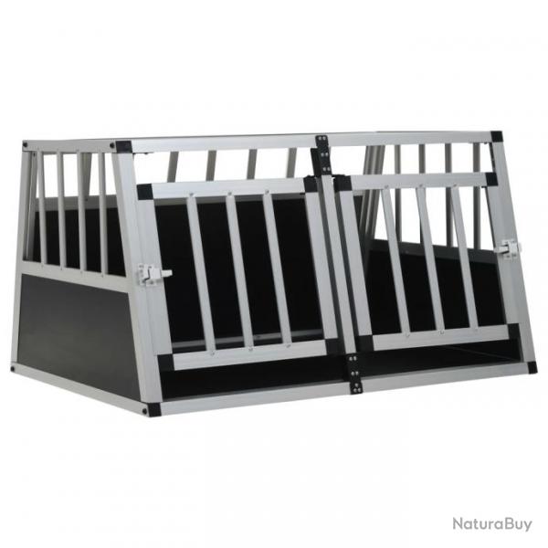 Cage pour chien  double porte 89 x 69 x 50 cm 170667