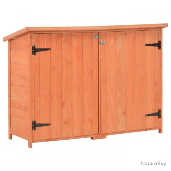 Abri de stockage de jardin 120x50x91 cm Bois 170650