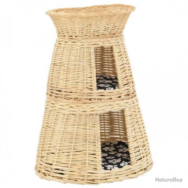 panier pour chats 3 pcs avec coussins 47x34x60 cm 170771