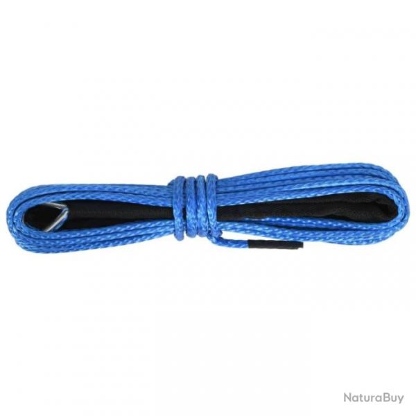 Corde de treuil Bleu 5 mm x 9 m 210458