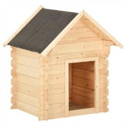 Niche pour chiens 150x80x100 cm Bois de pin massif 14 mm 171061