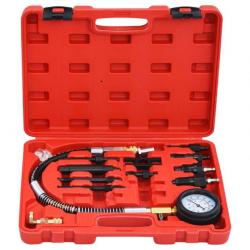 Kit de testeur pour jauge de compression diesel 12 pcs 210556