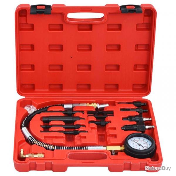 Kit de testeur pour jauge de compression diesel 12 pcs 210556