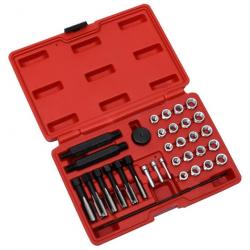 Kit de réparation filetage bougie préchauffage 33pcs M8 M10 M12 210507