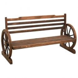 Banc de jardin 142 cm Bois de sapin massif 313892