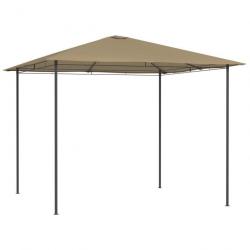 Belvedere auvant 3x3x2,6 m Taupe 160 g/m² 313609